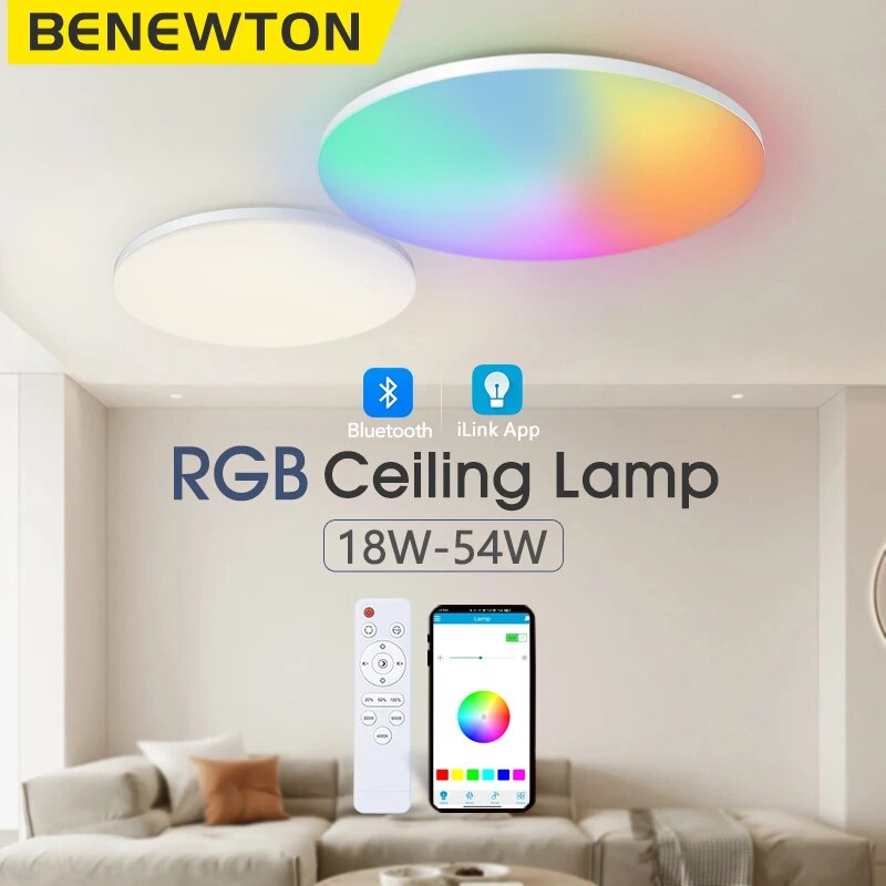 Home Decor App Free - BENEWTON Smart Ceiling Light RGB CCT