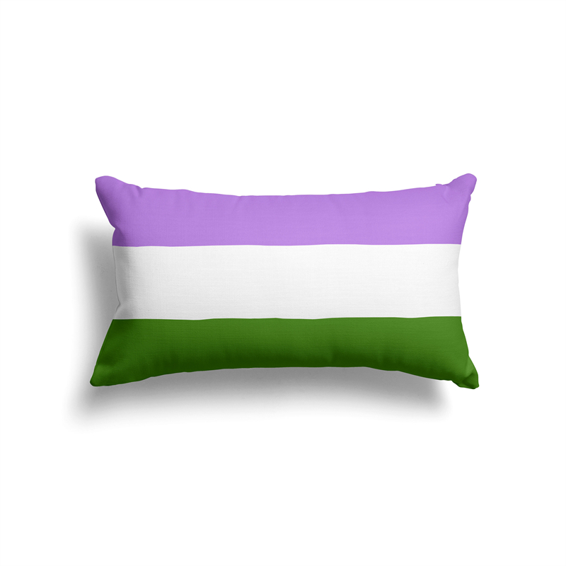 X Home Decor - Aertemisi 20'' x 12'' Genderqueer Pride