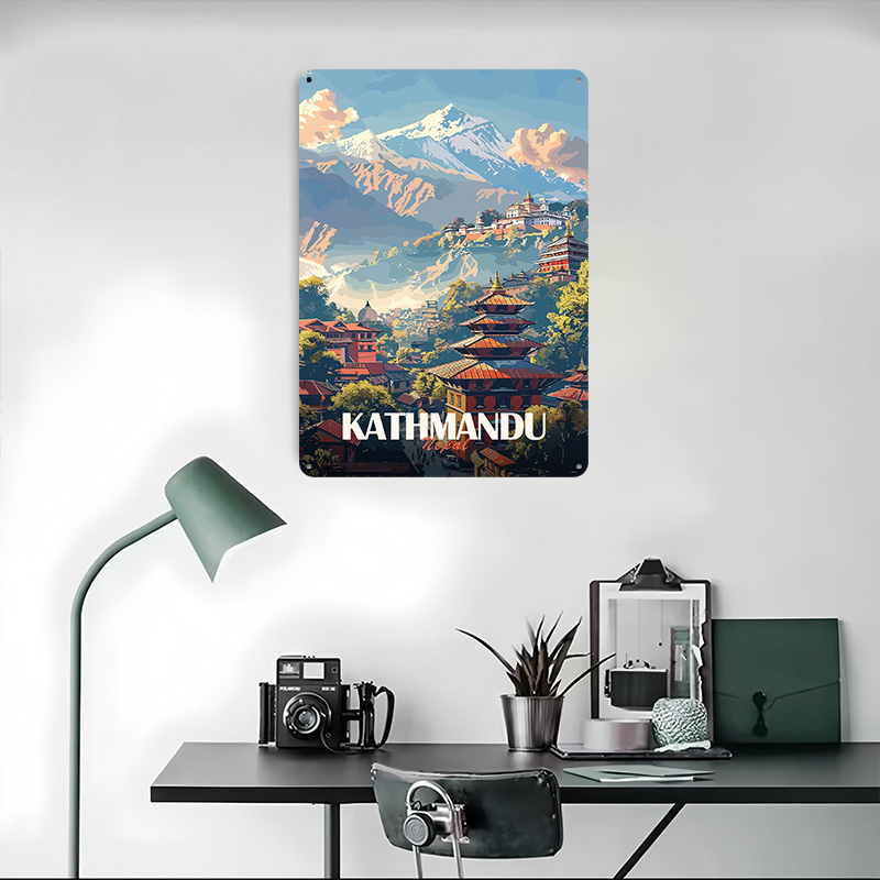 Kathmandu Nepal Cityscape Post - Home Decor Kathmandu recension och pris
