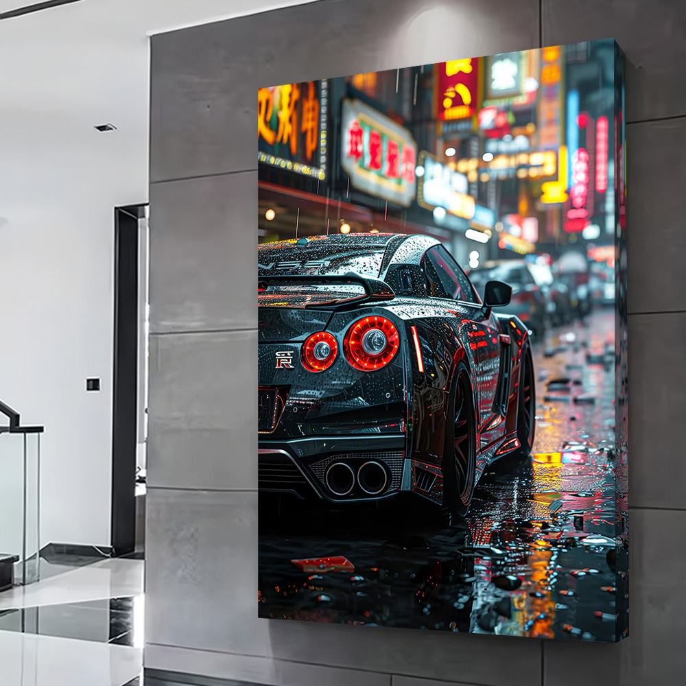 GTR R35 Street City Poster Cus - Home Decor Niche recension och pris