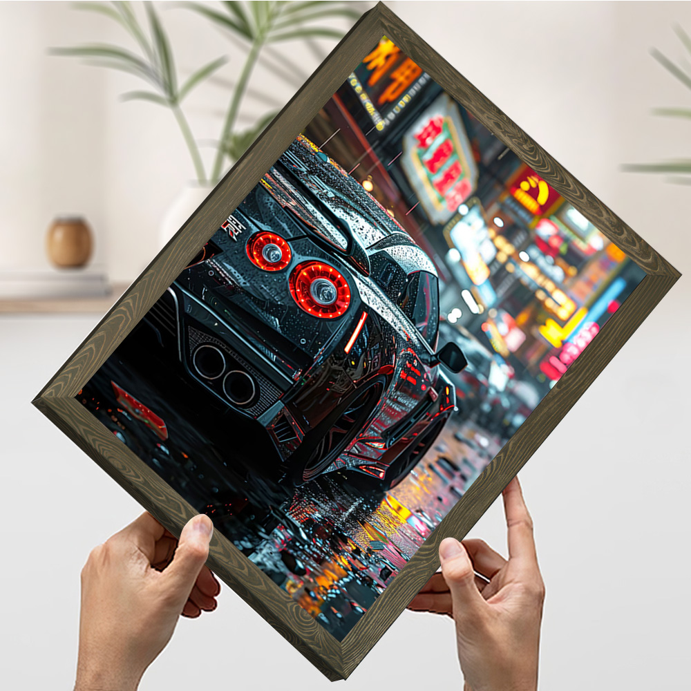 GTR R35 Street City Poster Cus - Home Decor Niche recension och pris