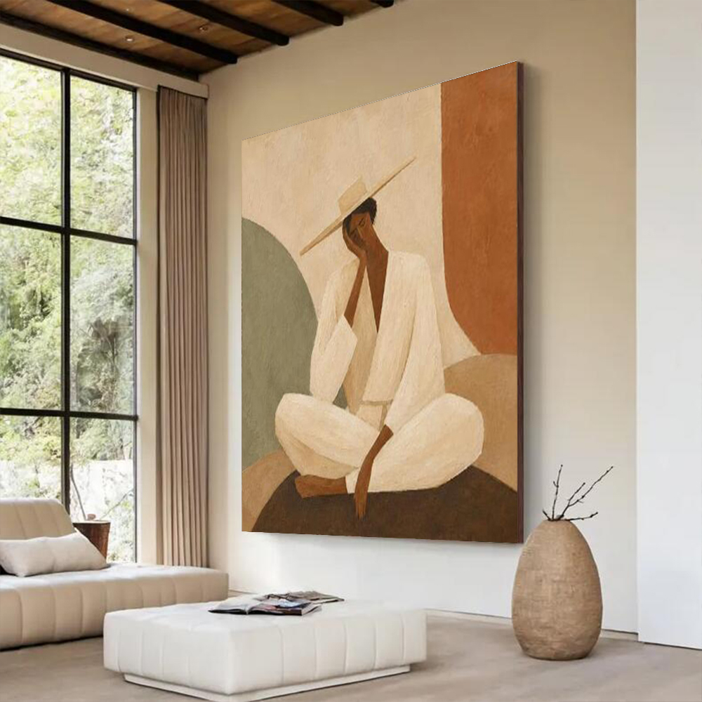 Abstract Oil Painting on Canva - Home Decor Handmade recension och pris